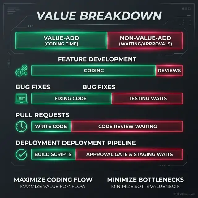 Value-Add vs Non-Value-Add Breakdown
