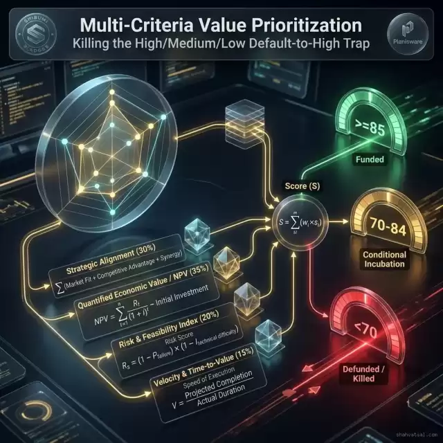 Multi-Criteria Value Prioritization Scoring Engine