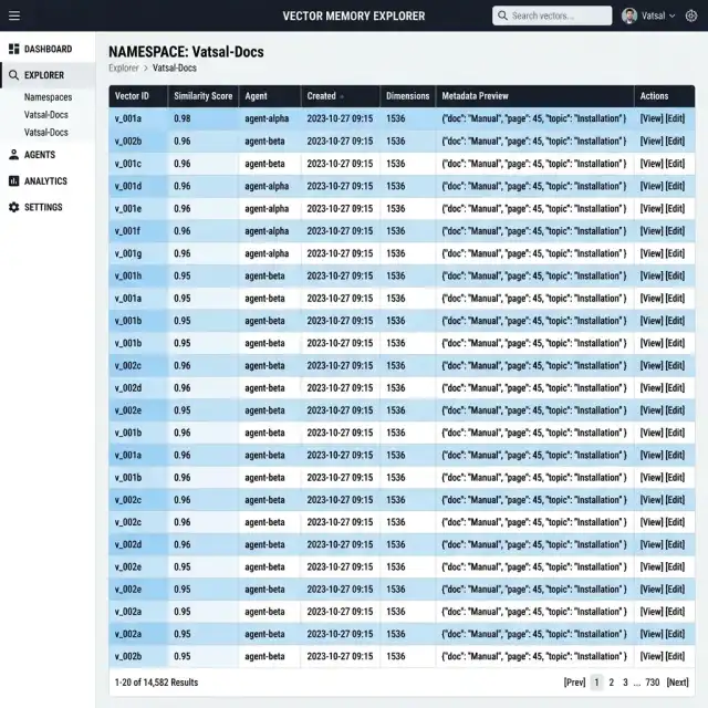 Sovereign Intelligence: Memory Explorer