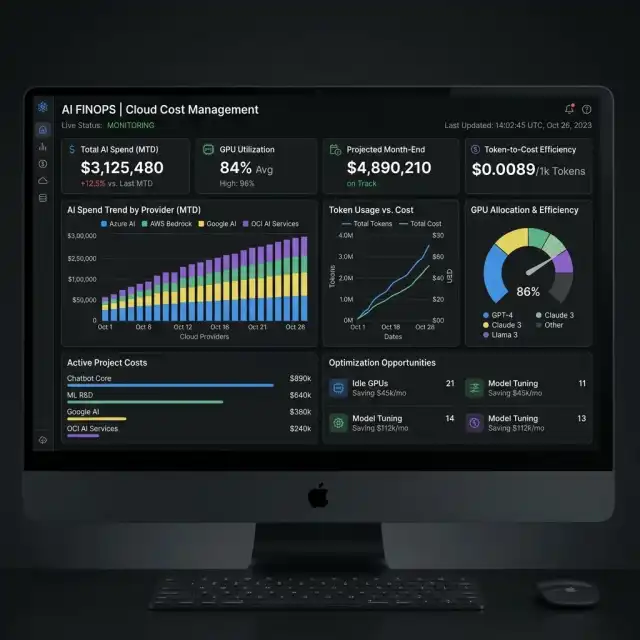 FinOps Governance Dashboard: Real-time GPU & Token Analytics