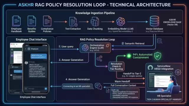AskHR RAG Policy Resolution Loop