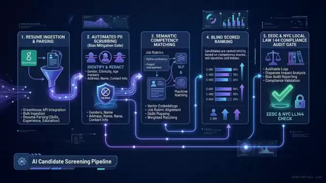 Candidate Screening and Bias Mitigation Pipeline