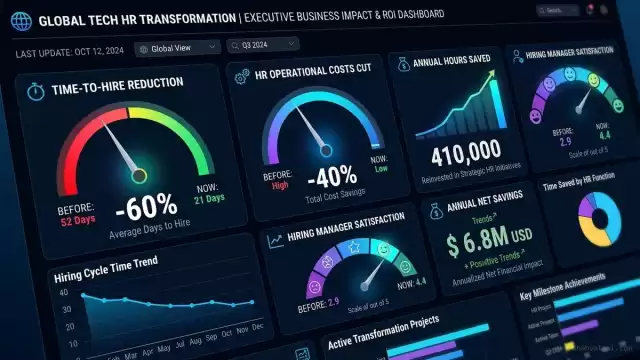 Talent Intelligence Impact & ROI Dashboard