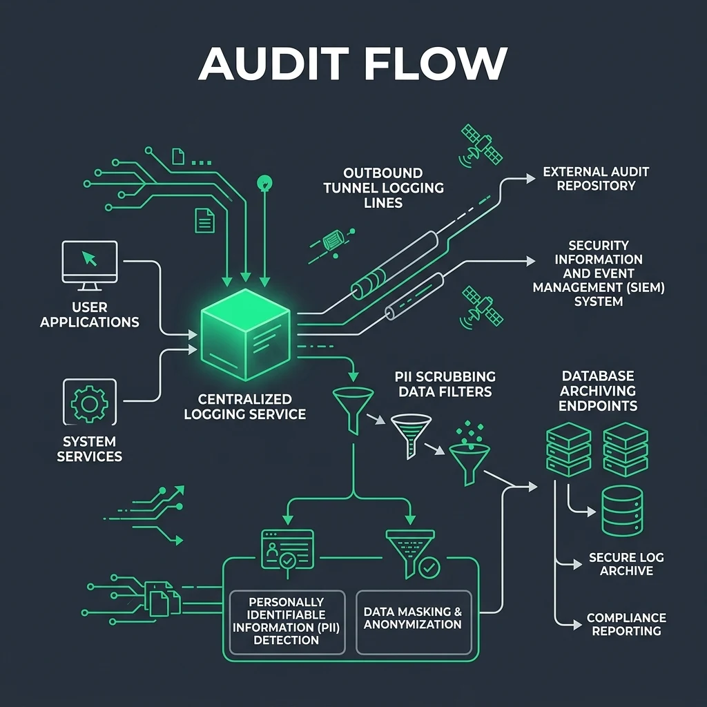 Observability and Audit Trail Flow