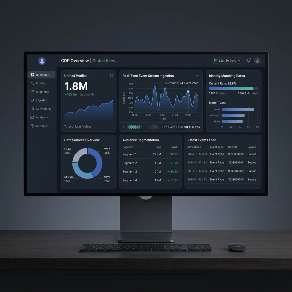Enterprise CDP Dashboard Screenshot