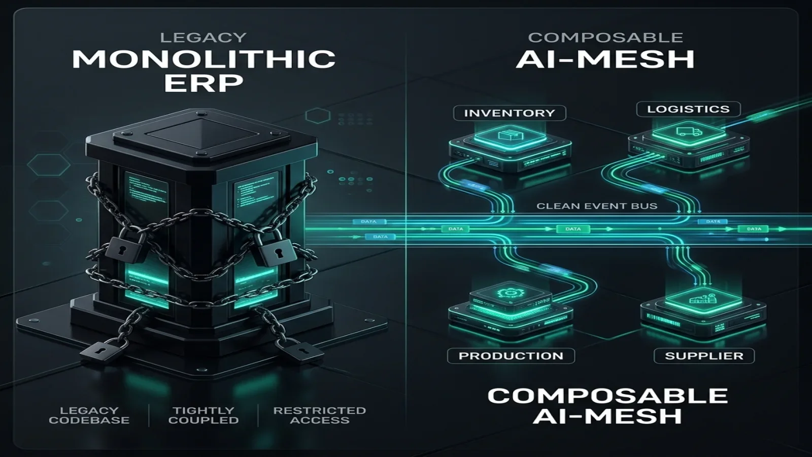 Monolithic vs Composable Mesh