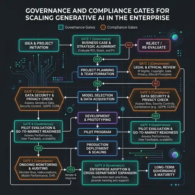 AI Transformation Gates Flowchart