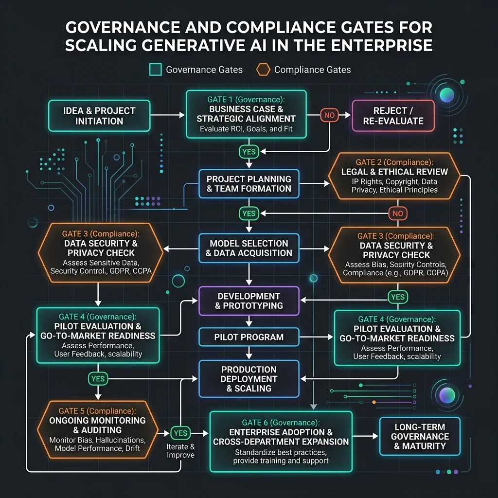 AI Transformation Gates Flowchart