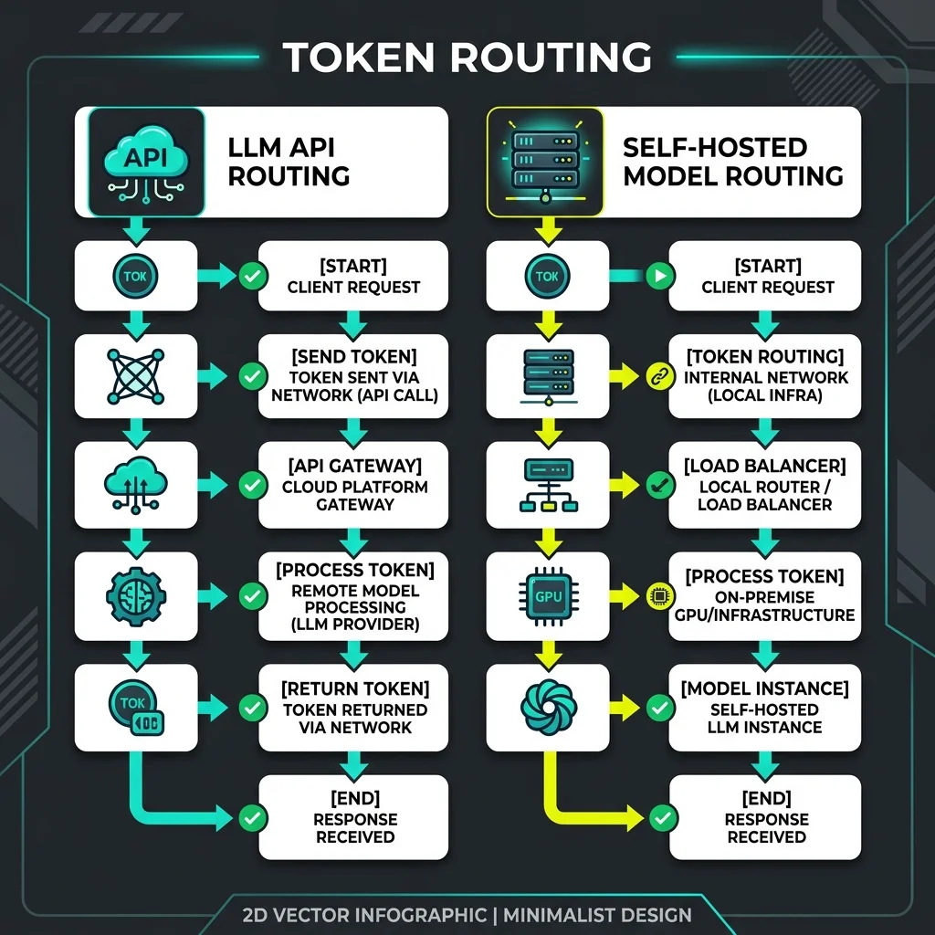 Query Triage and Token Routing Paths Flowchart