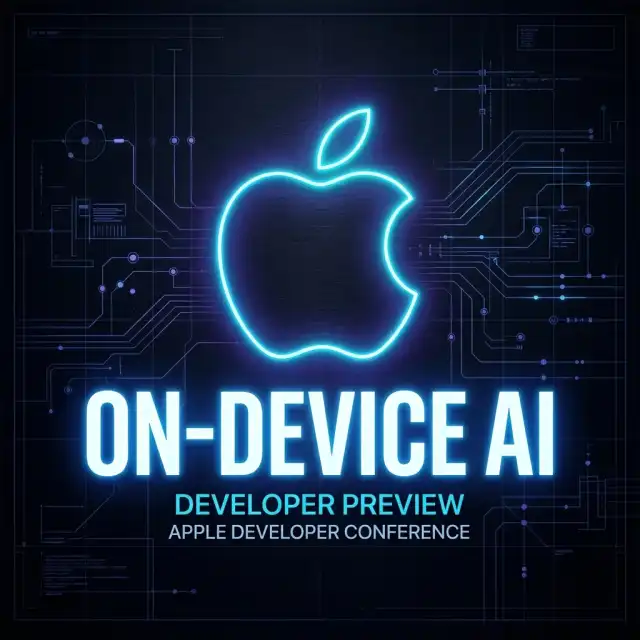 Apple WWDC 2026 On-Device AI Preview Banner — Bloomberg — 2026