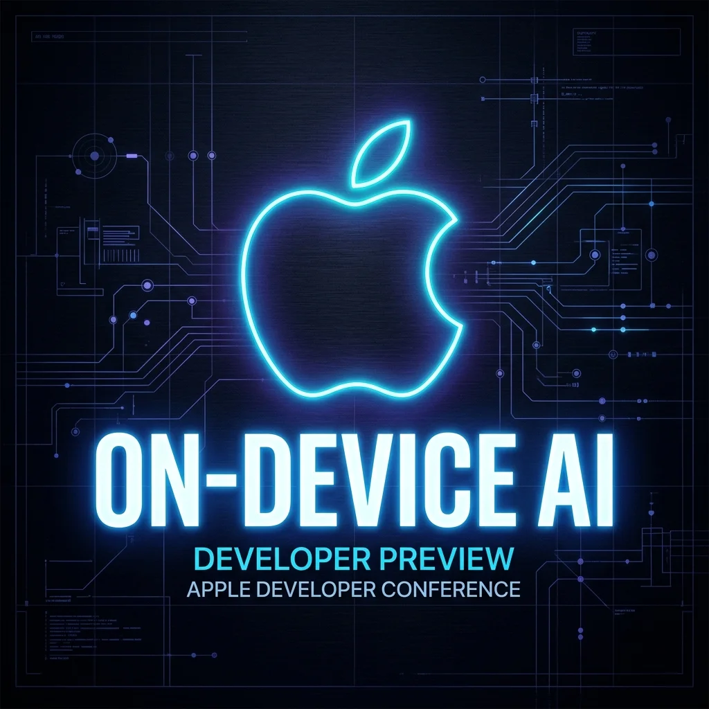 Apple WWDC 2026 On-Device AI Preview Banner — Bloomberg — 2026
