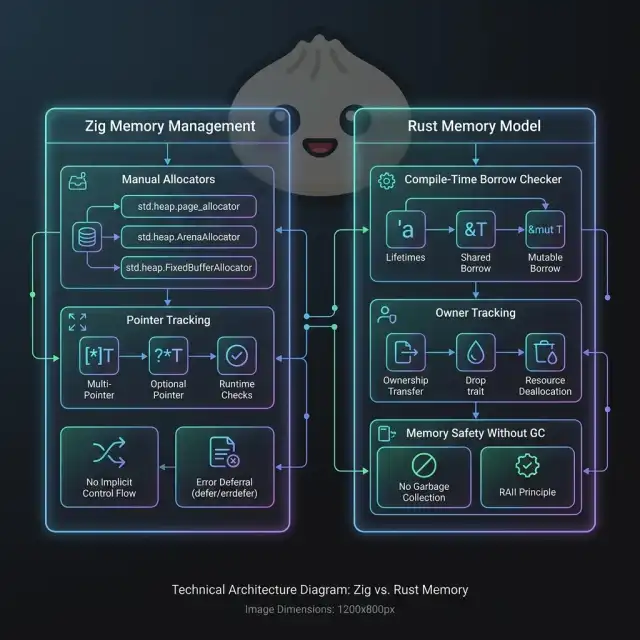 Zig vs Rust Memory Model Comparison