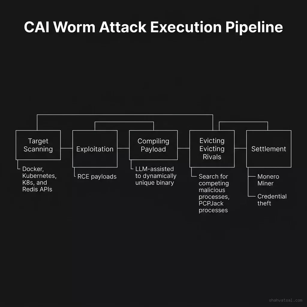 CAI Worm Attack Execution Pipeline