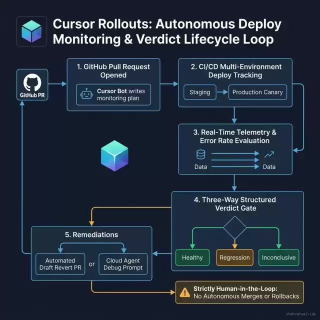 Cursor Rollouts: Autonomous Deploy Monitoring & Verdict Lifecycle Loop — Cursor — 2026