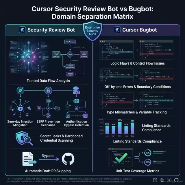 Cursor Security Review Bot vs Bugbot: Domain Separation Matrix — Cursor — 2026