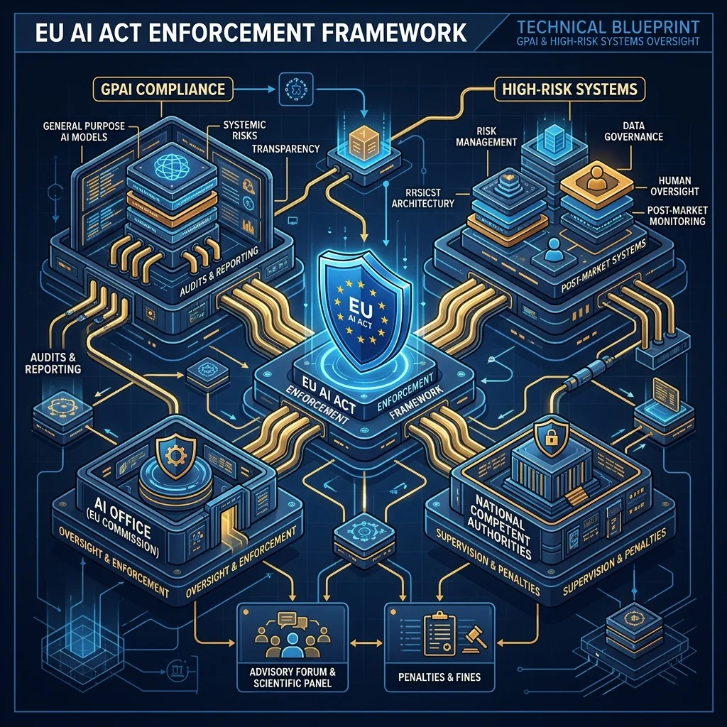 EU AI Act 2026 Regulatory Enforcement Banner — EU AI Office — 2026