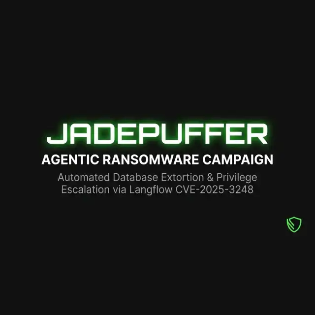 Sysdig JadePuffer Agentic Ransomware Campaign Banner