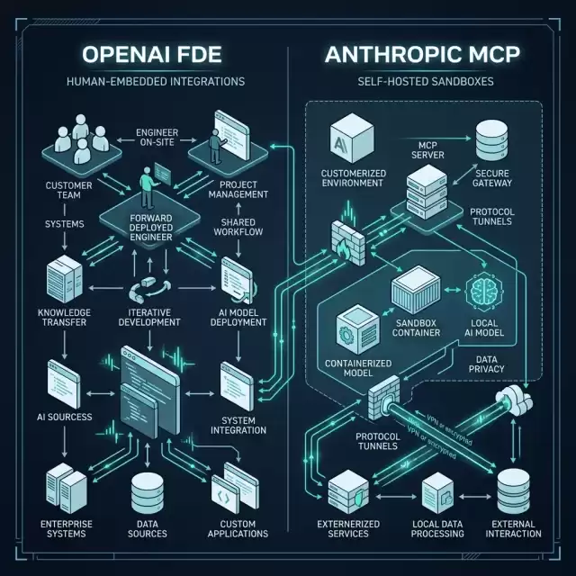 OpenAI FDE vs Anthropic MCP Deployment Models
