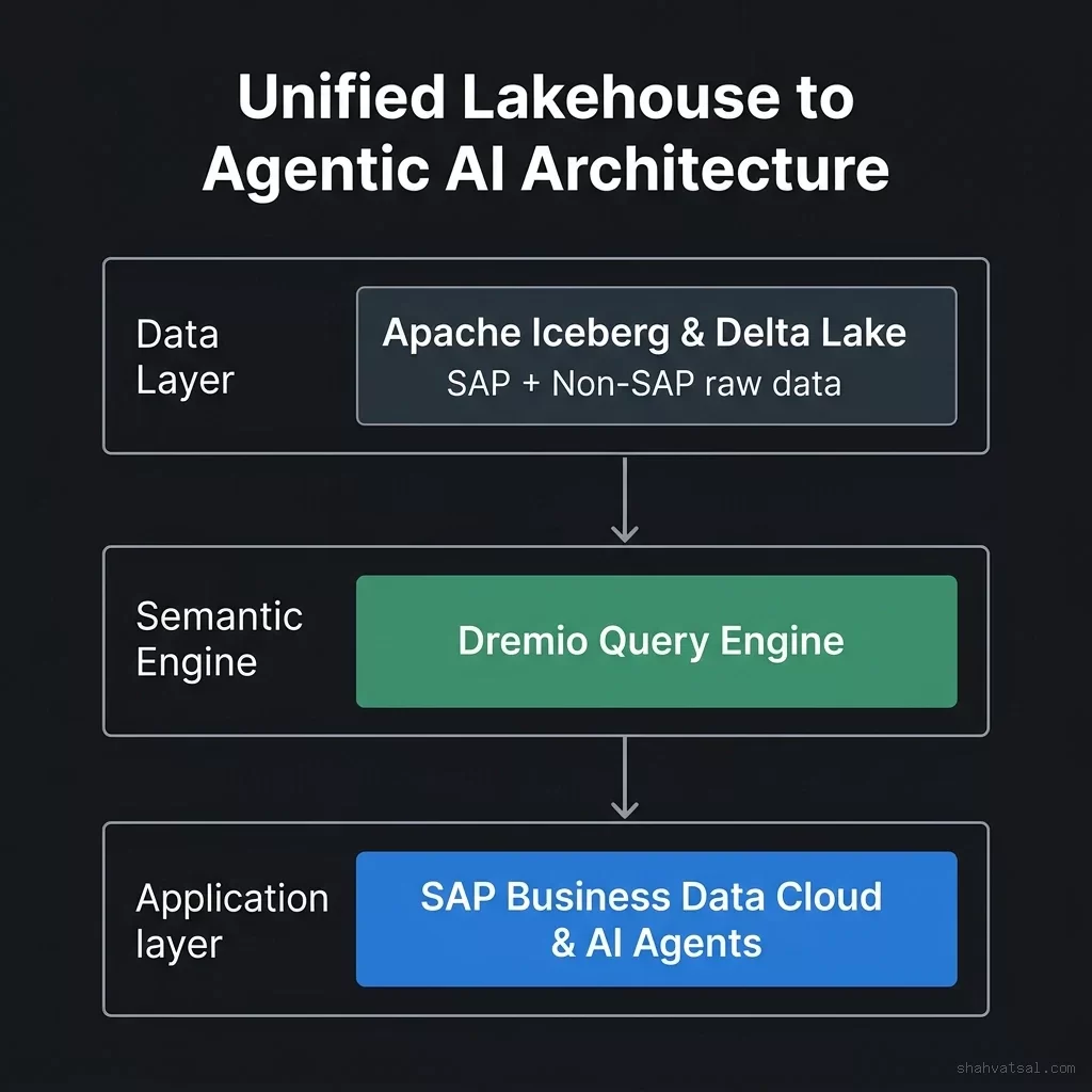 Unified Lakehouse to Agentic AI Architecture Pipeline