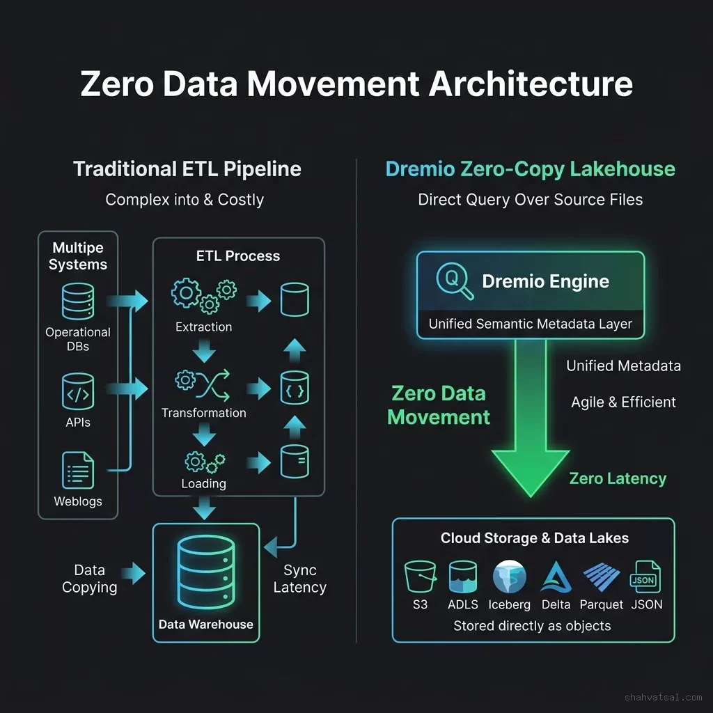Zero Data Movement Architecture Comparison Matrix