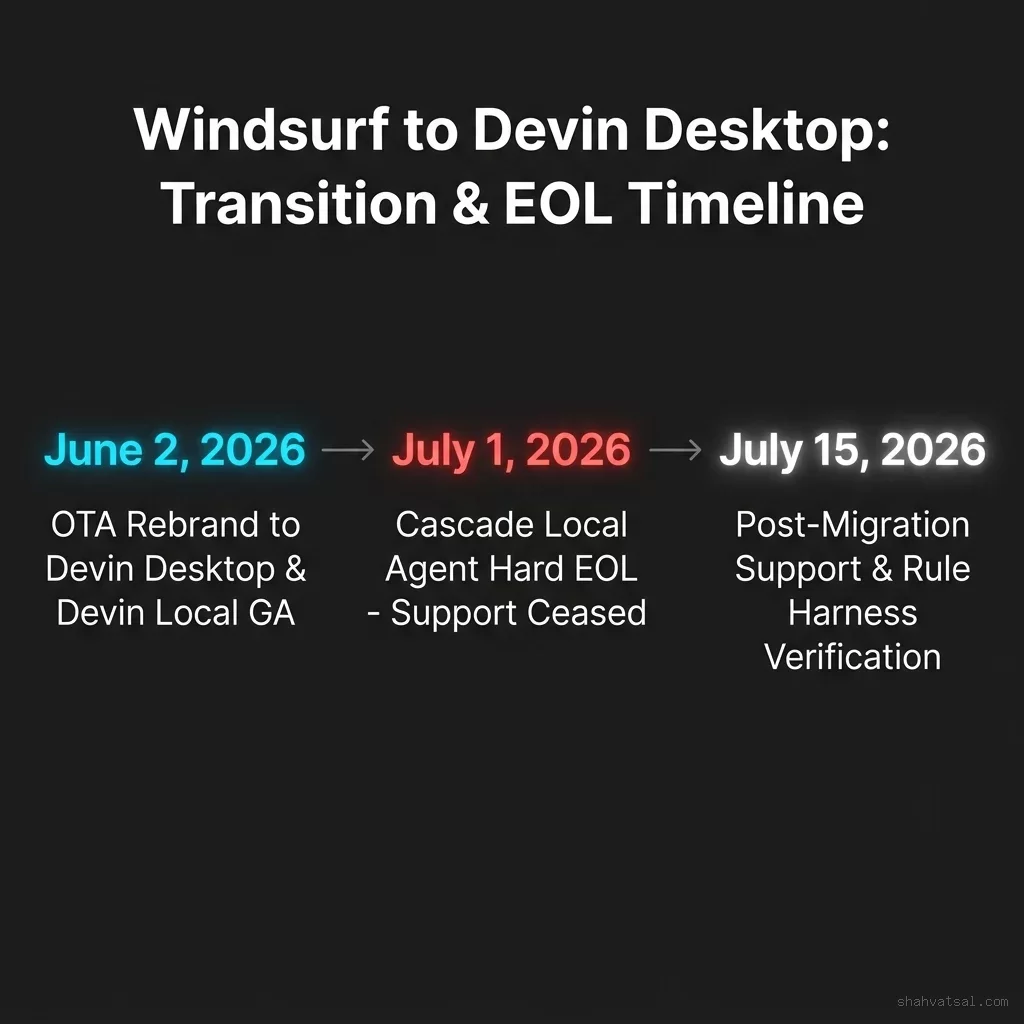 Windsurf to Devin Desktop Transition Timeline 2026