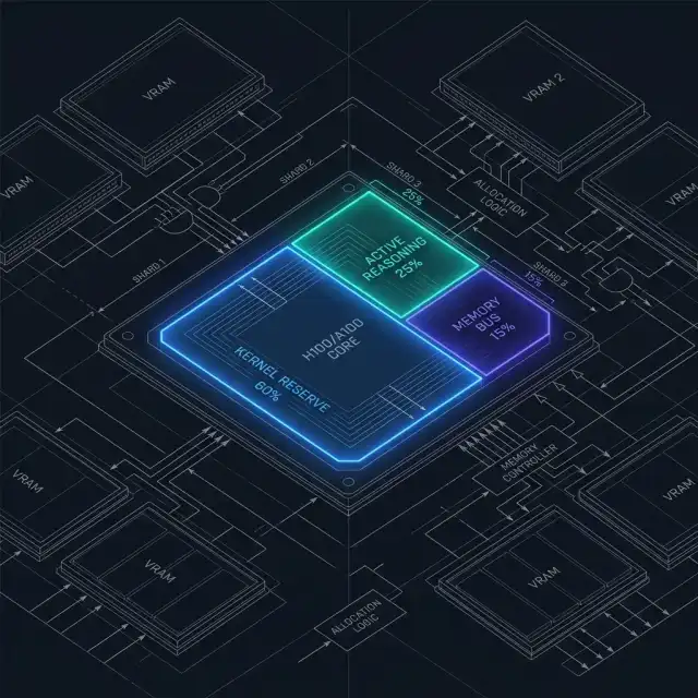 Agentic OS VRAM Sharding — Isometric Resource Allocation Blueprint