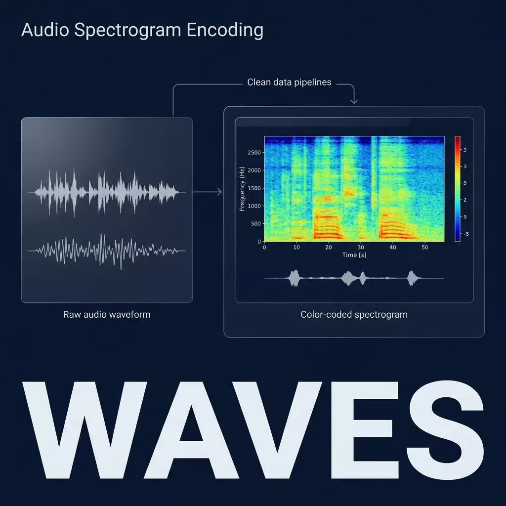 Technical Diagram: Audio Spectrogram Encoding