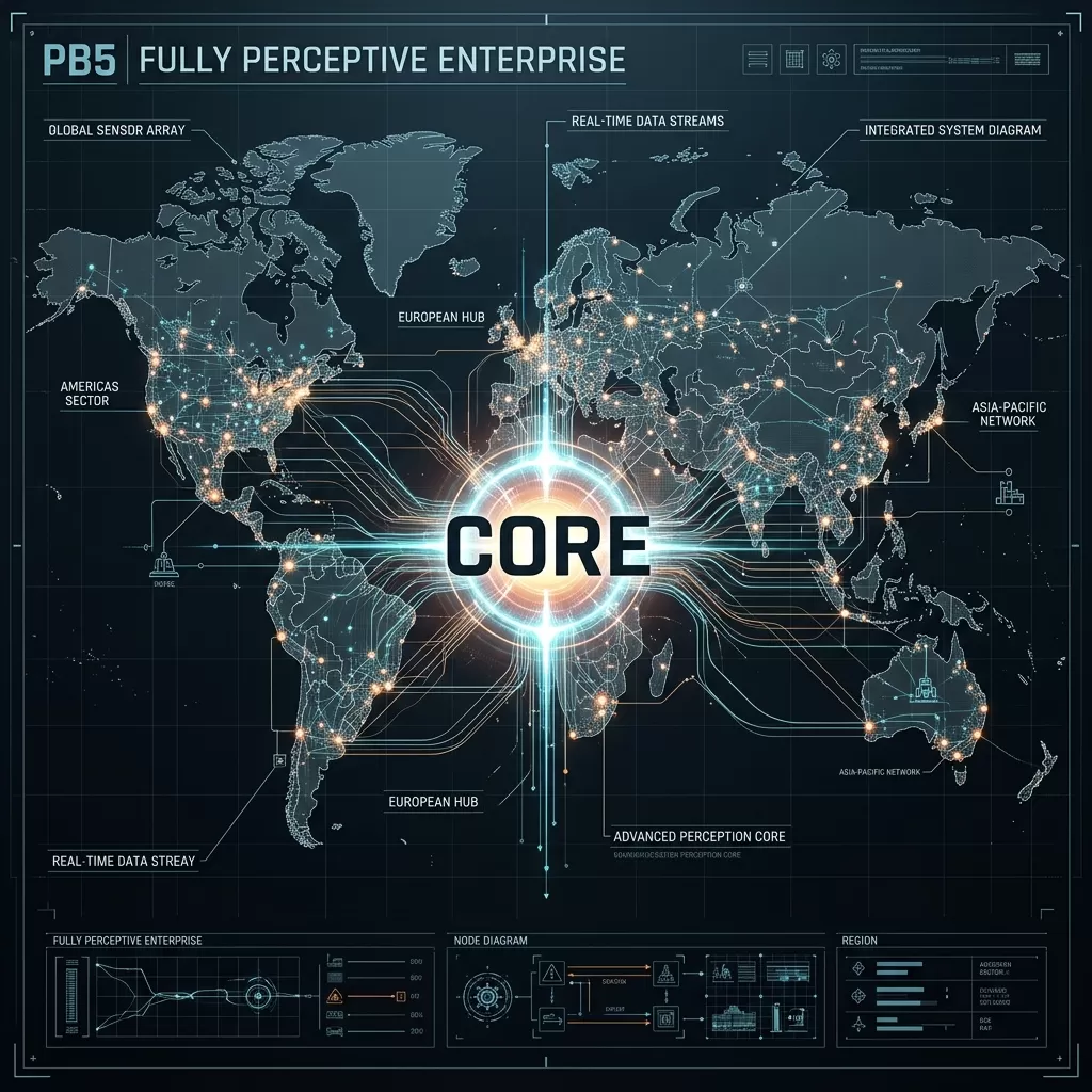Cinematic 2D Blueprint: The Fully Perceptive Enterprise