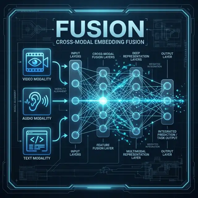 Visualization: Cross-modal embedding fusion