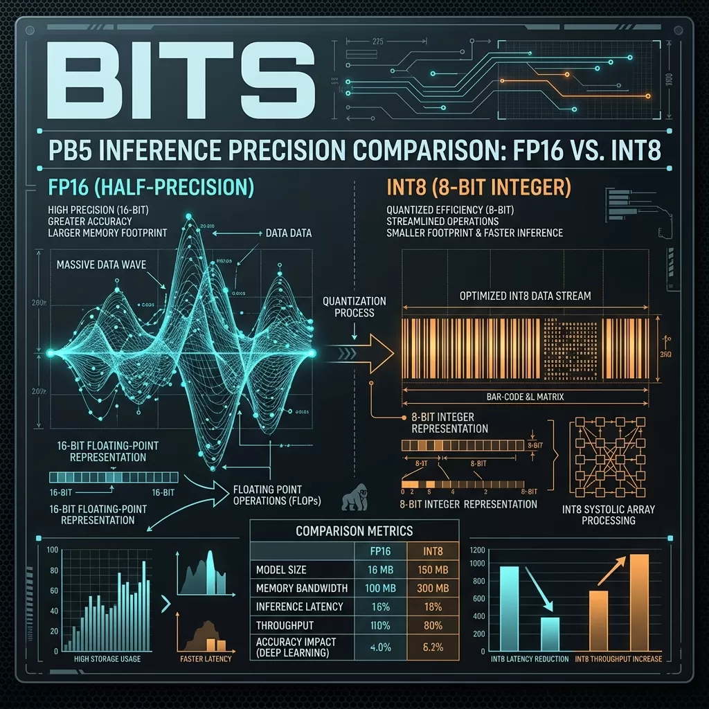 Technical Diagram: Int8 vs FP16 Multimodal Inference