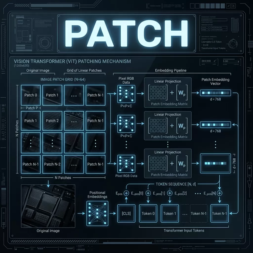 Cinematic 2D Blueprint: ViT Patching mechanism