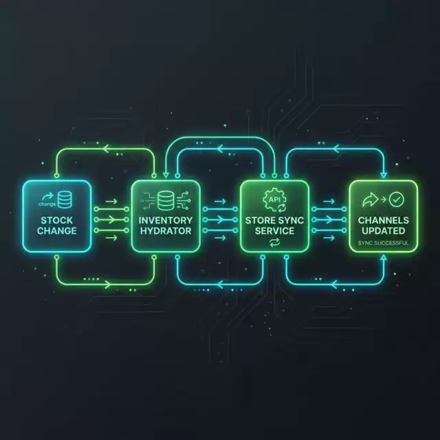Inventory Synchronizer Flow Process Flow