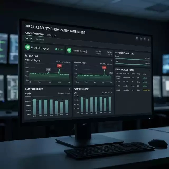 ERP Status Monitor Screenshot