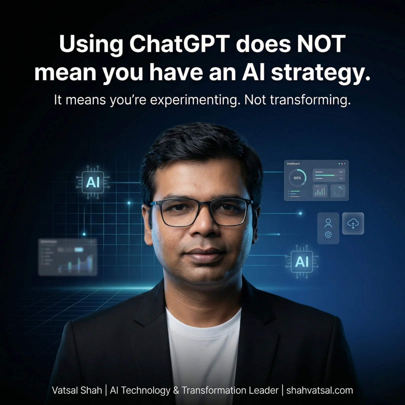 Using ChatGPT is NOT an AI Strategy